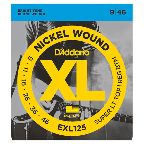 D'Addario EXL125 9-46 スーパーライトトップレギュラーボトムエレキ ...