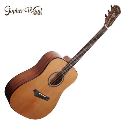 Gopher Wood Guitars  i200R ローステッドスプルース単板 ドレッドノート アコースティックギター ゴフェルウッドギターズ 【 イオンモール伊丹昆陽店 】