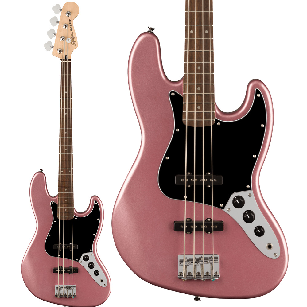 Squier by Fender Affinity Series Jazz Bass Laurel Fingerboard Black  Pickguard Burgundy Mist エレキベース ジャズベース スクワイヤー / スクワイア 【 アミュプラザ博多店 】