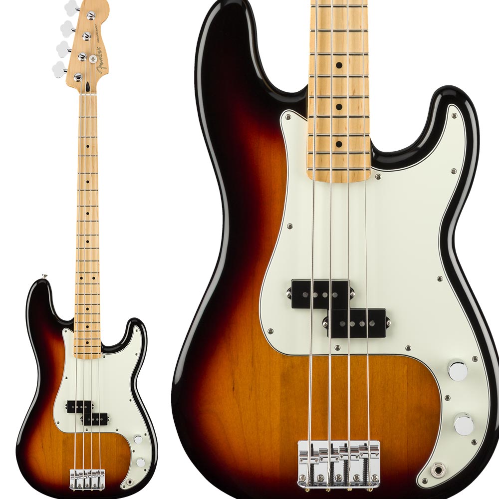 Fender Player Precision Bass, Maple Fingerboard, 3-Color Sunburst プレシジョンベース  フェンダー 【 二子玉川ライズ・ショッピングセンター店 】