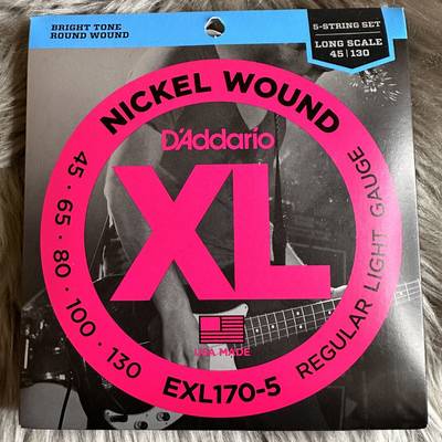 D'Addario EXL170/5 ニッケル 45-130 5-String レギュラーライト5弦エレキベース弦 ダダリオ 【 ららぽーと甲子園店  】 | 島村楽器オンラインストア