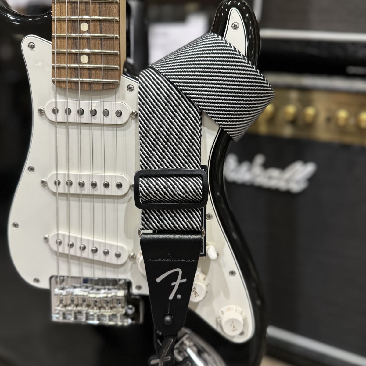 フェンダー Fender 2 Modern Tweed Strap Gray Black ギターストラップ