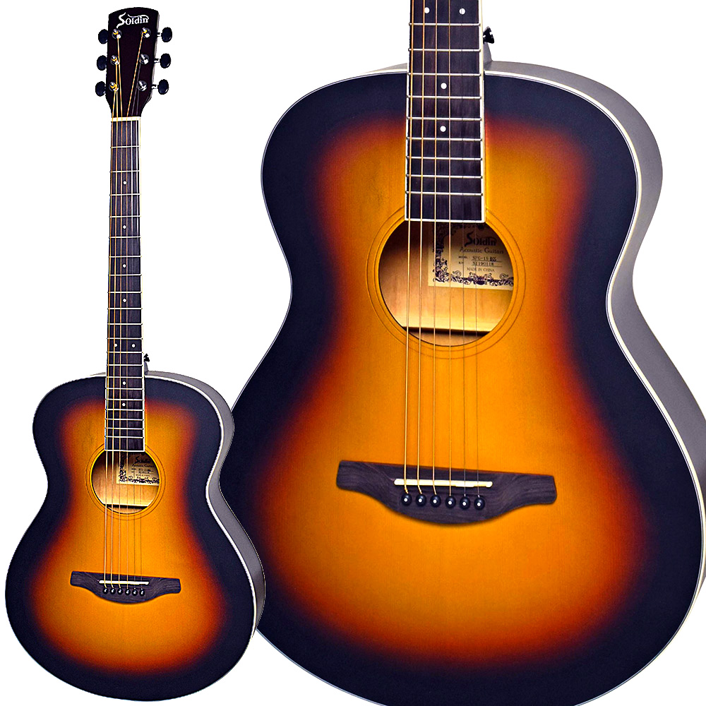 Soldin SFG-15 Brown Sunburst Satin アコースティックギター 艶消し ...