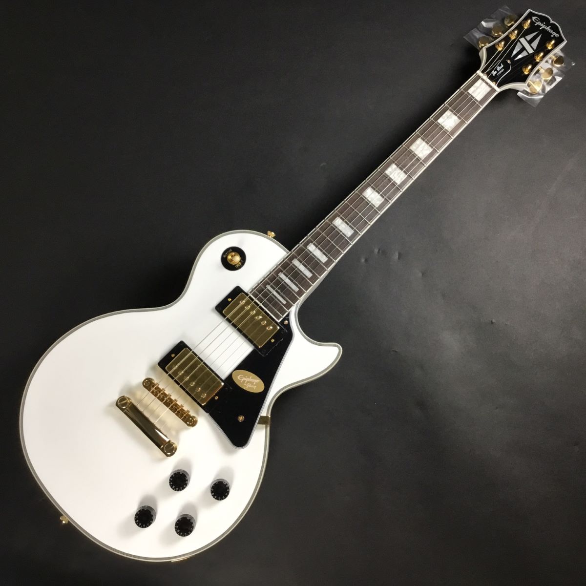 Epiphone Lespaul モデル 白 エレキギター種類レスポールタイプ - ギター