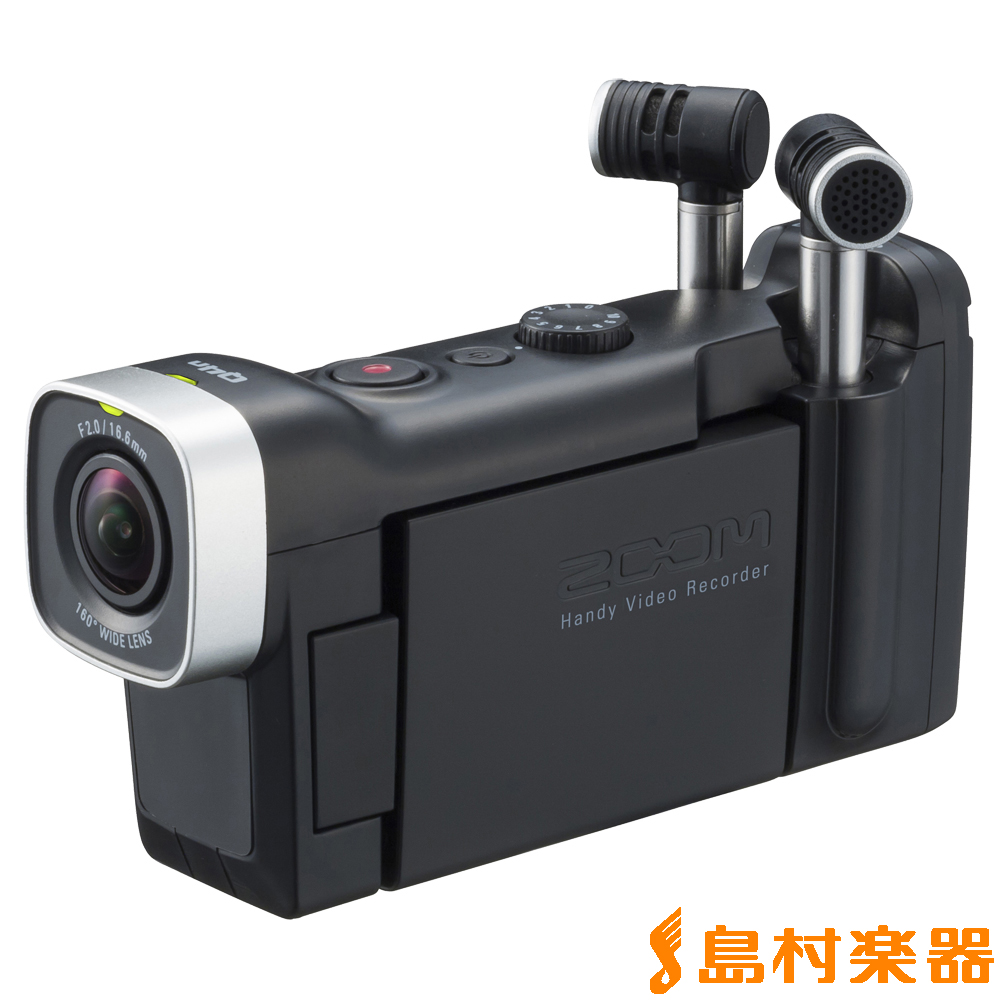 ズーム【超美品】ZOOM ズーム ハンディビデオカメラレコーダー Q4n