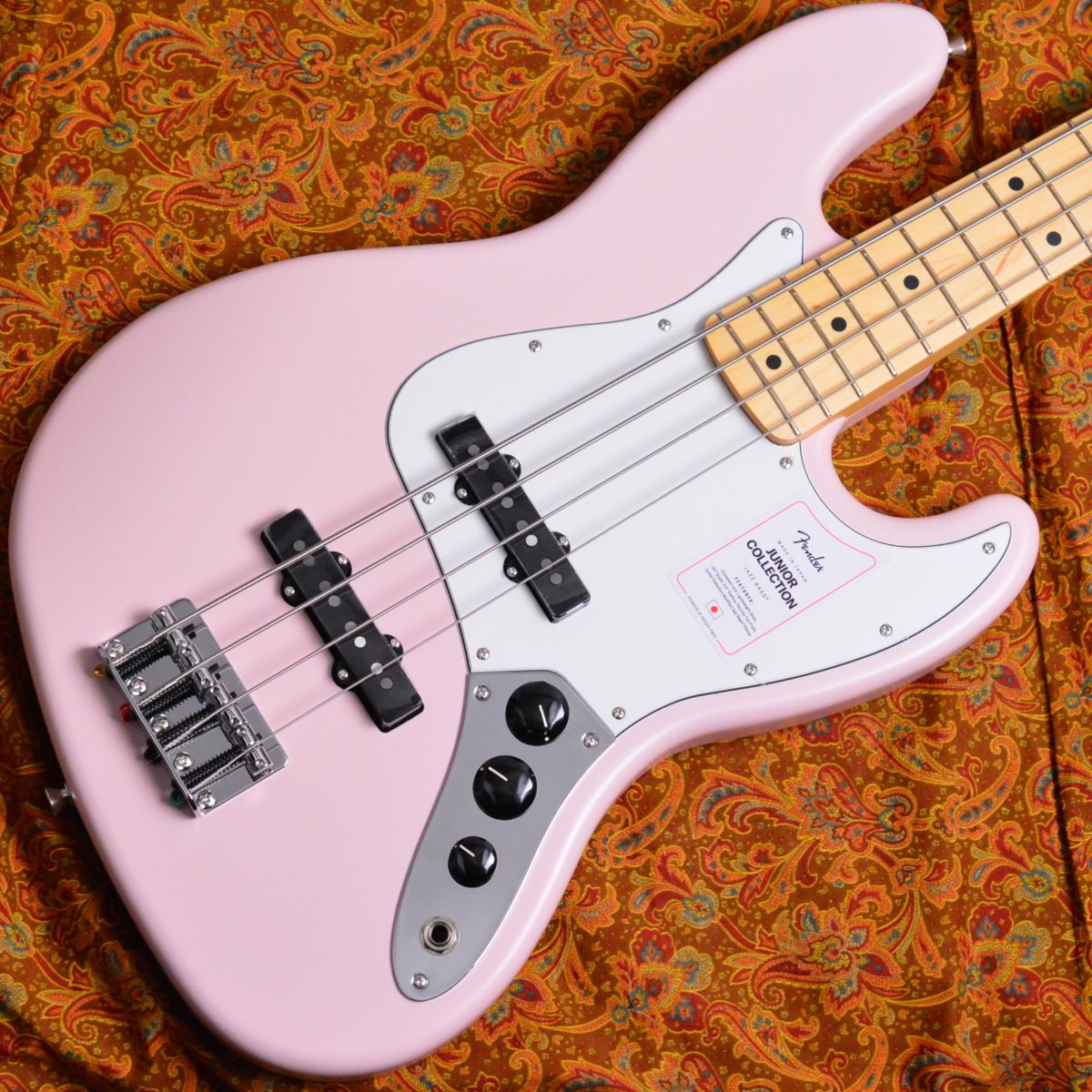 Fender Made in Japan Junior Collection Jazz Bass Satin Shell Pink エレキベース  ジャズベース ショートスケール フェンダー 【 梅田ロフト店 】 | 島村楽器オンラインストア