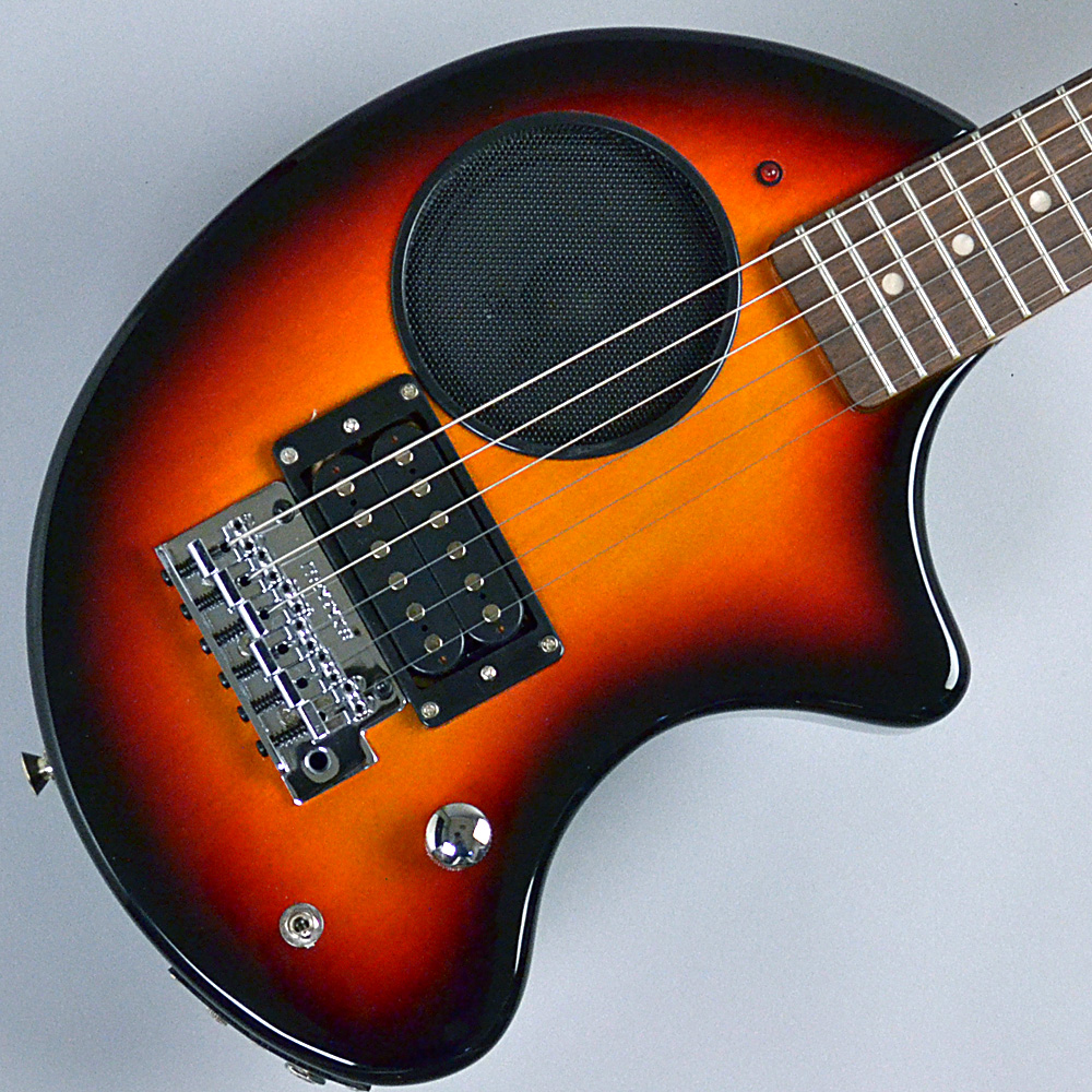 FERNANDES ZO-3 '23 MBS/L スピーカー内蔵 ミニエレキギター/ケース付-