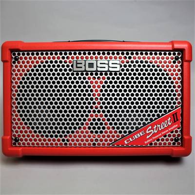 BOSS CUBE Street II Red 電池駆動 ステレオアンプ 10W ボス 【 イオン