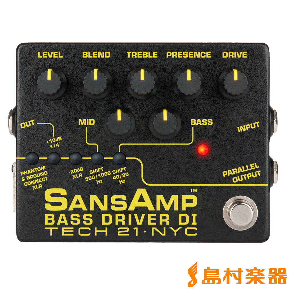 Tech21 SANSAMP BASS DRIVER DI V2 ベース用プリアンプ ダイレクトボックス DI テック21 【 イオンモール和歌山店 】