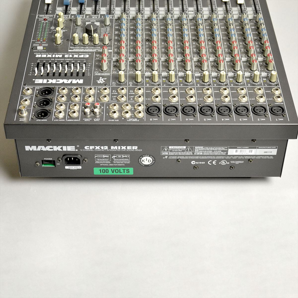 MACKIE マッキー CFX12MK II アナログミキサー - レコーディング/PA機器