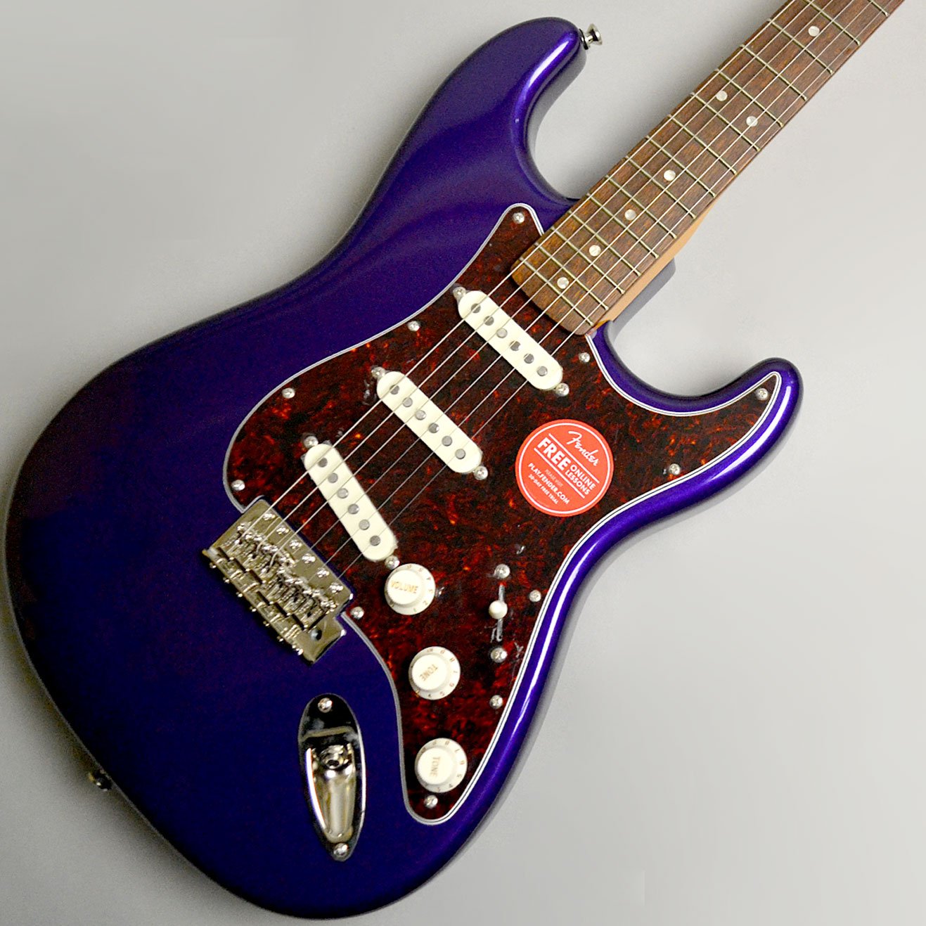 まった連絡しますFender Squier STRAT 紫 エレキギター