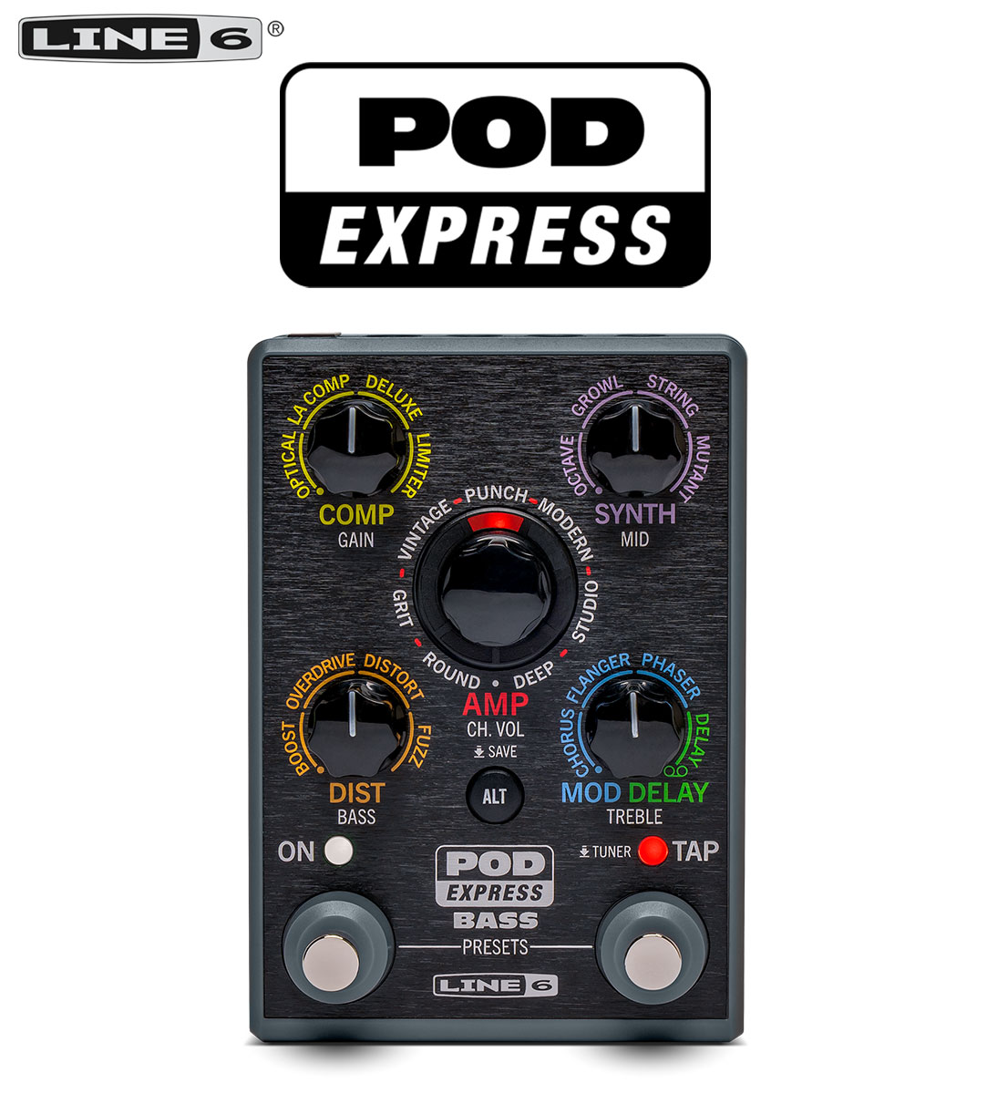 LINE6 POD Express Bass ベース用 アンプシュミレーター ライン 