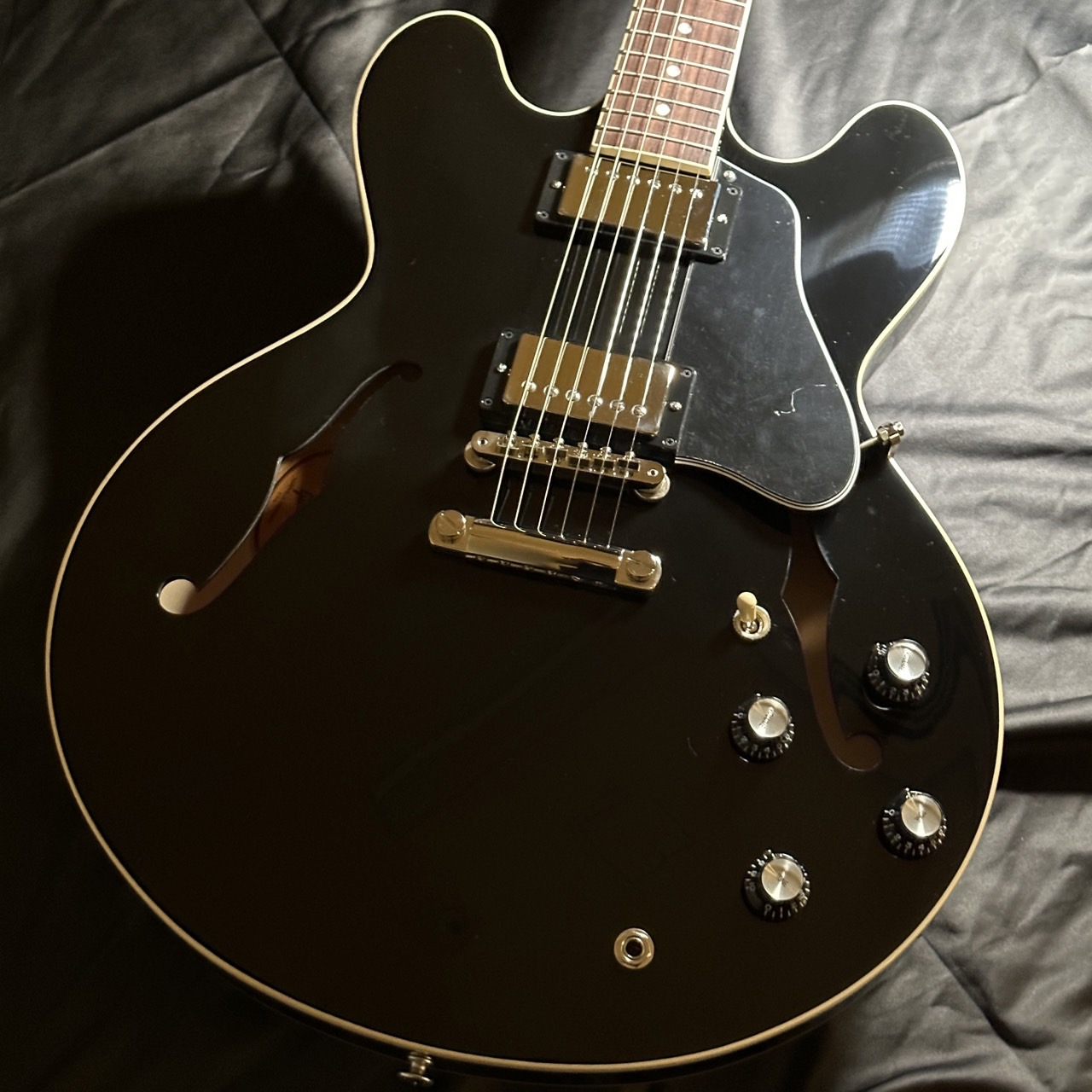 Gibson ES-335 Vintage Ebony Black 【現物画像/約3.8 s】 ギブソン
