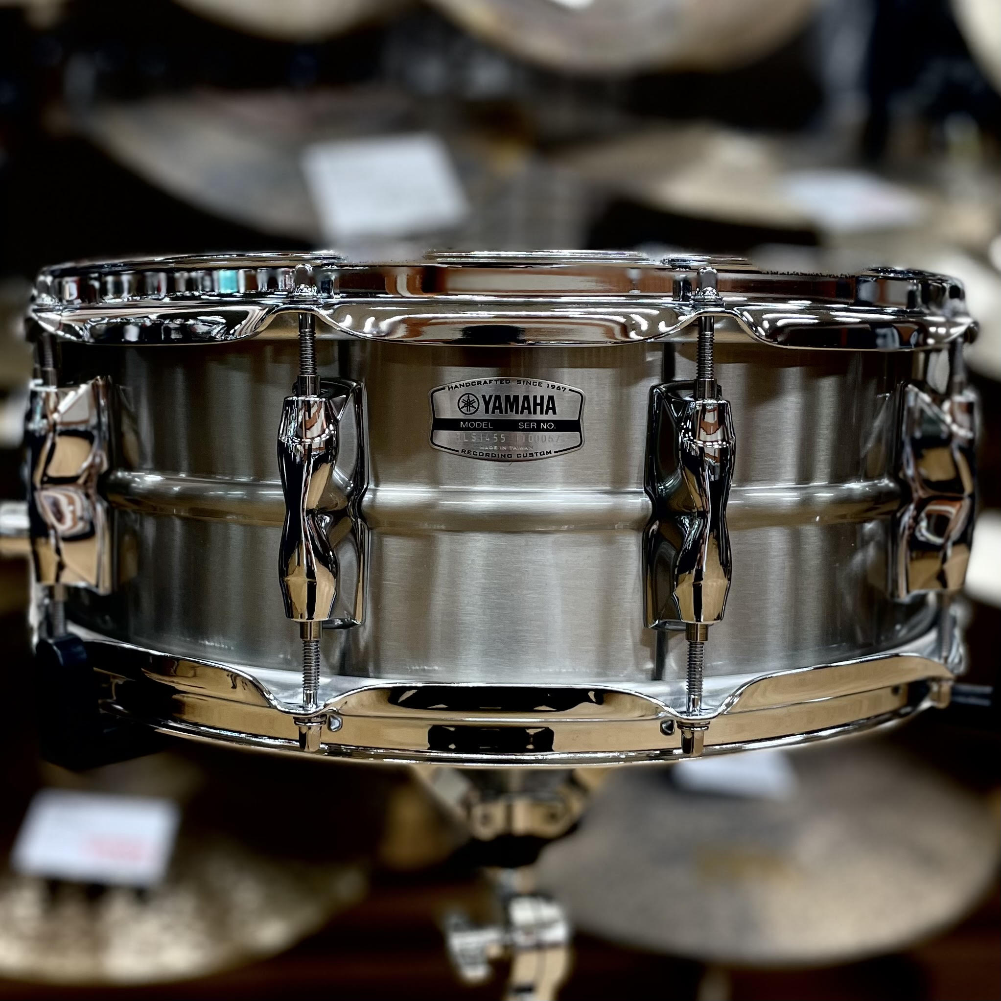 YAMAHA Recording Custom Stainless Steel Snare Drums 14×5.5 RLS1455