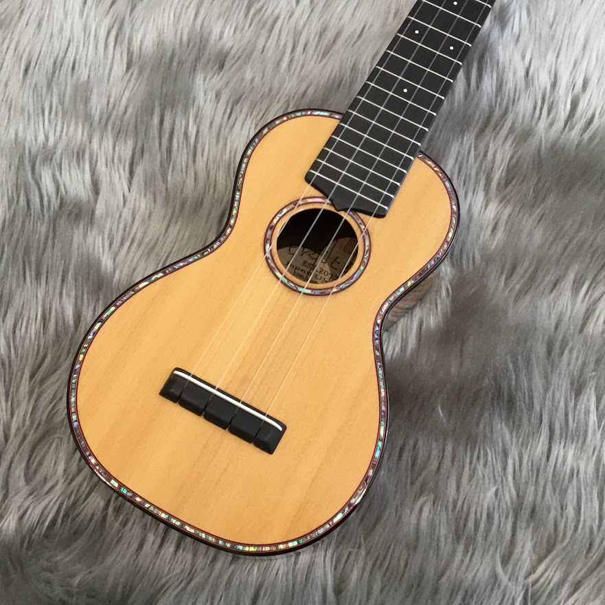 tkitki ukulele Custom-S cypress×koa/ソプラノ/シープレス/リミテッド ...