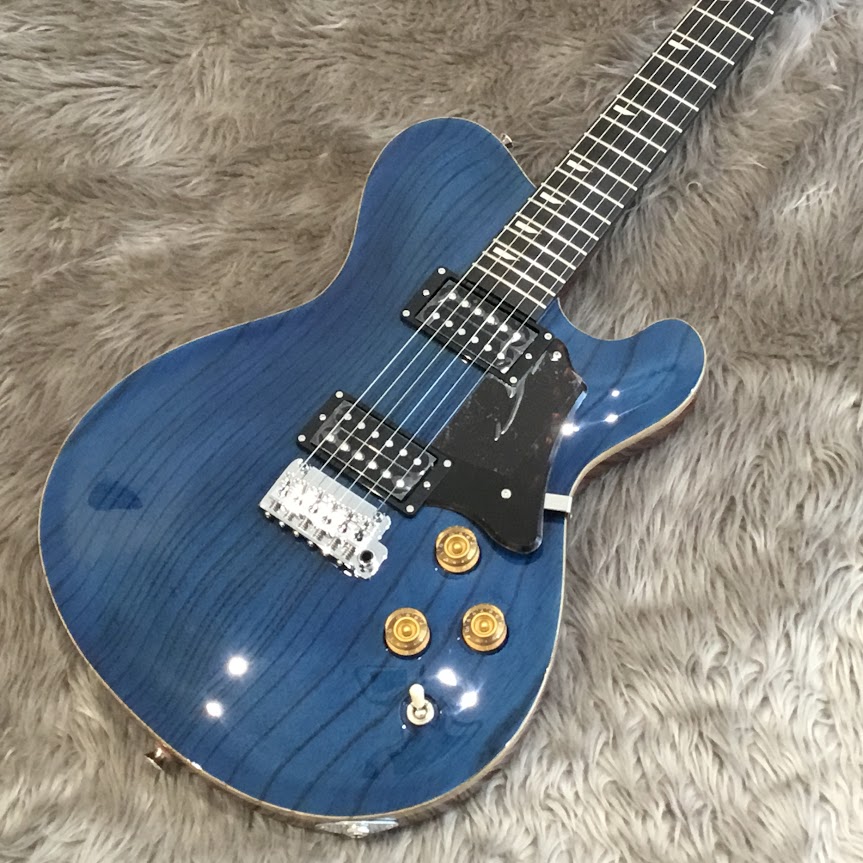 Ryoga CICADA-T2E Translucent Indigo Blue エレキギター セミホロウ 