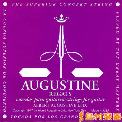 AUGUSTINE  リーガル2 クラシックギター弦 REGAL ハイテンション 2弦：0334【バラ弦1本】 オーガスチン 【 ららぽーとＥＸＰＯＣＩＴＹ店 】