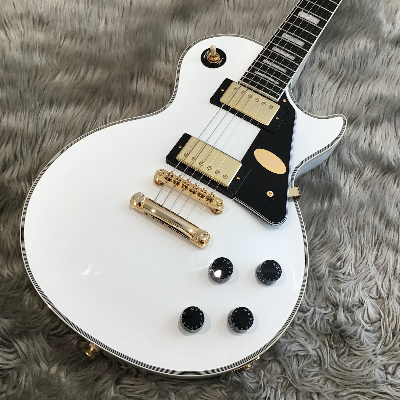 Epiphone Les Paul Custom Alpine White 【現物写真・送料無料