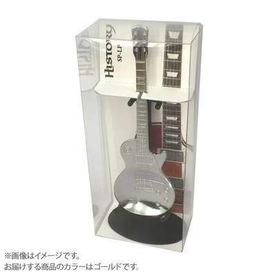 島村楽器  SP-LP ゴールド ギター型スプーン レスポールタイプ スタンドセット ShimamuraMusic 【 ららぽーとＥＸＰＯＣＩＴＹ店 】