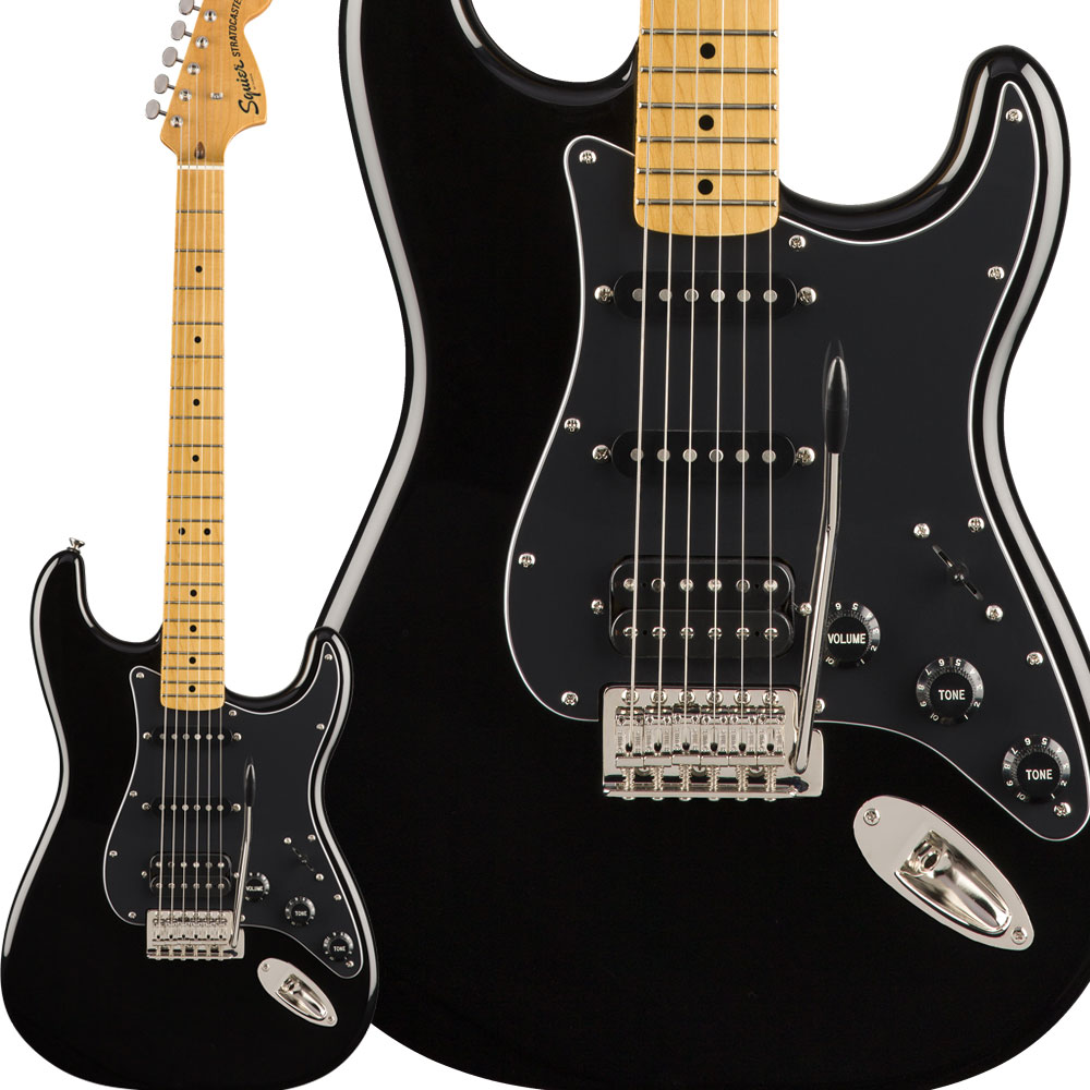 Squier by Fender / Classic Vibe 70S Stratocaster HSS Maple Fingerboard Black