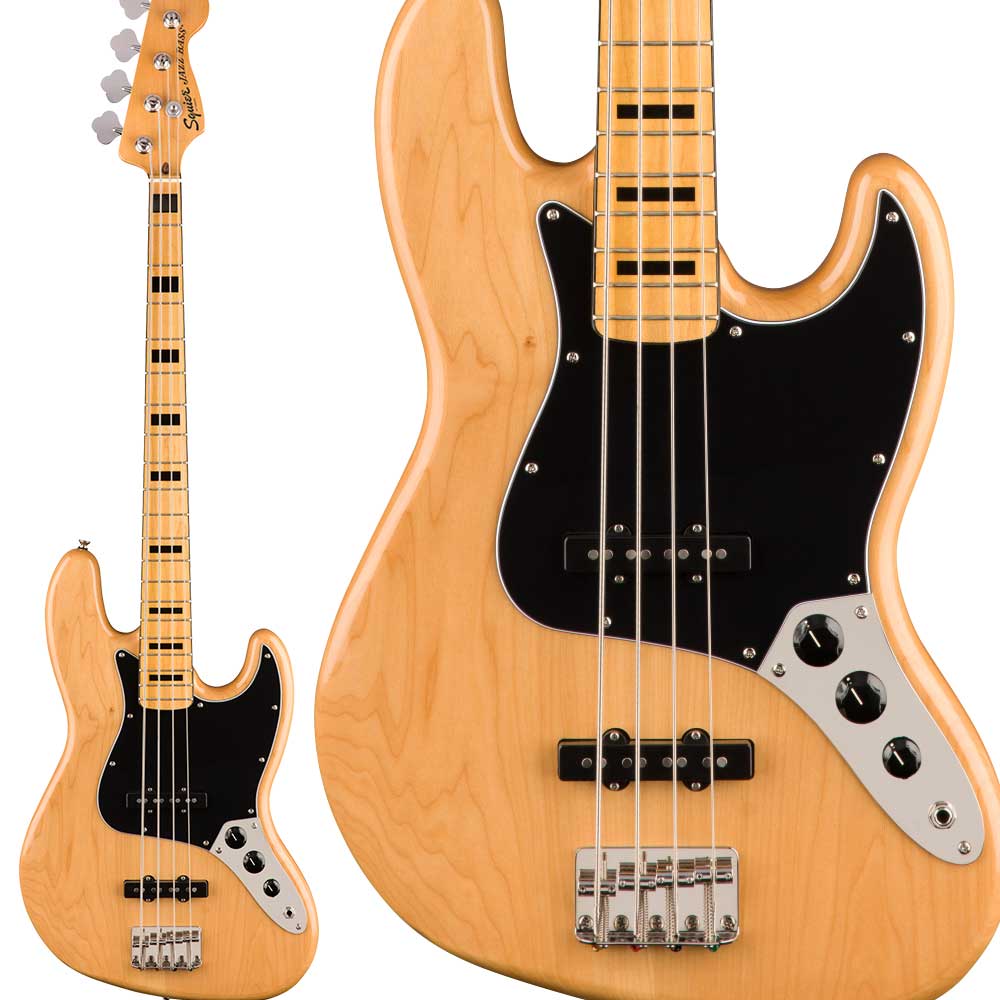 Squier by Fender Classic Vibe ’70s Jazz Bass Maple Fingerboard Natural  エレキベース ジャズベース スクワイヤー / スクワイア 【 ららぽーと湘南平塚店 】