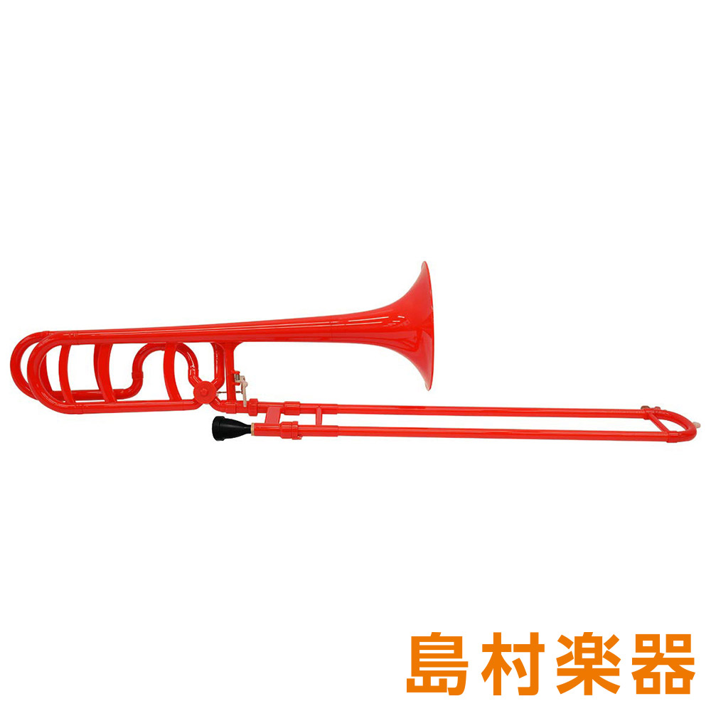 トロンボーン ZO 太管 赤 - 管楽器・吹奏楽器