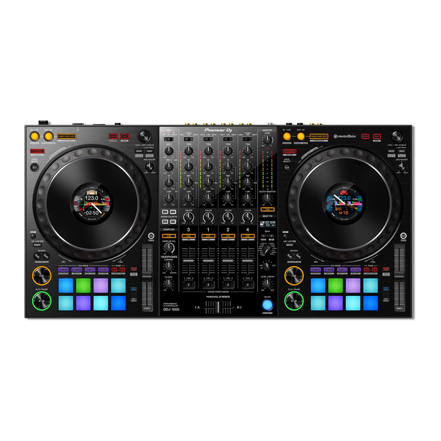 【動作保証】 Pioneer DDJ-1000 DJ rekordbox専用 DJコントローラー 2022年製 機材 音響 機器 パイオニア 箱付き  良好 T8912474