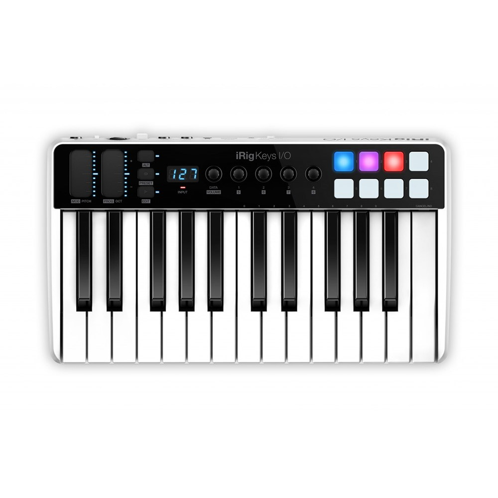 IK Multimedia iRig Keys I/O 25 MIDIキーボード 25鍵盤 [オーディオインターフェイス機能付き] IKマルチメディア  【 コクーンシティさいたま新都心店 】