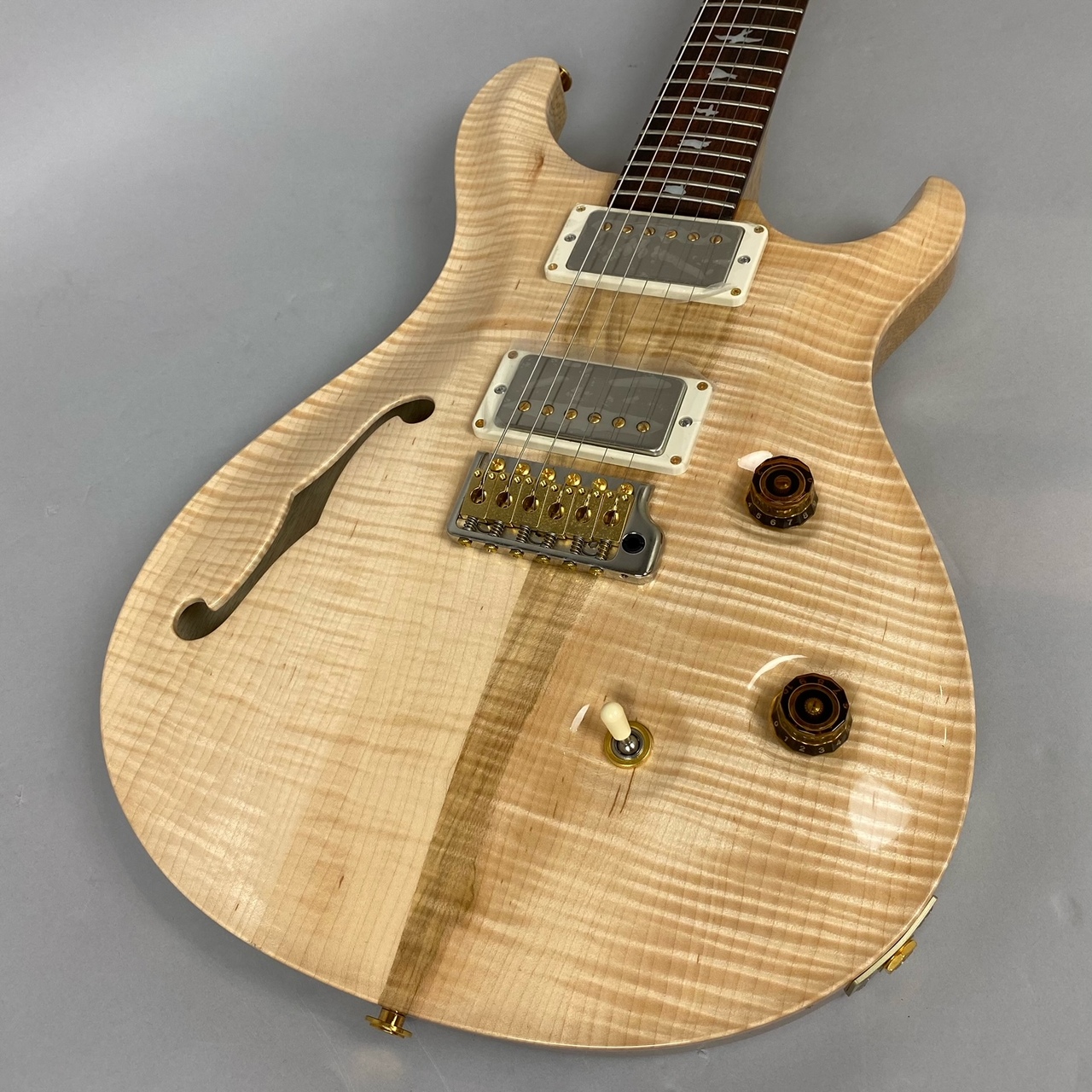 PRS Wood Library Custom24 Semi Hollow/Natural【Flame Maple Top