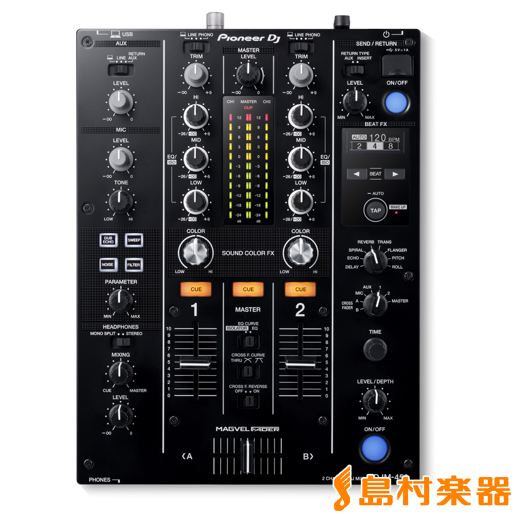 Pioneer DJ DJM-450 Beat FX搭載 2ch DJミキサー パイオニア 【 マークイズ福岡ももち店 】