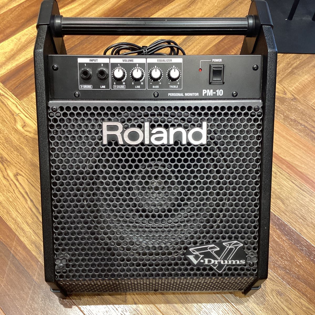 楽器・音響機器 Roland 電子ドラム用モニタースピーカー PM-100 接続ケーブルセット