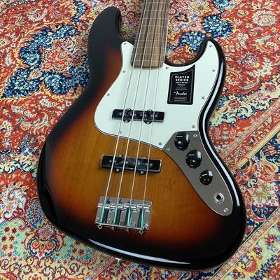 Fender  Player Jazz Bass Fretless, Pau Ferro Fingerboard -3-Color Sunburst【現物画像】 【フレットレス】 フェンダー 【 マークイズ福岡ももち店 】