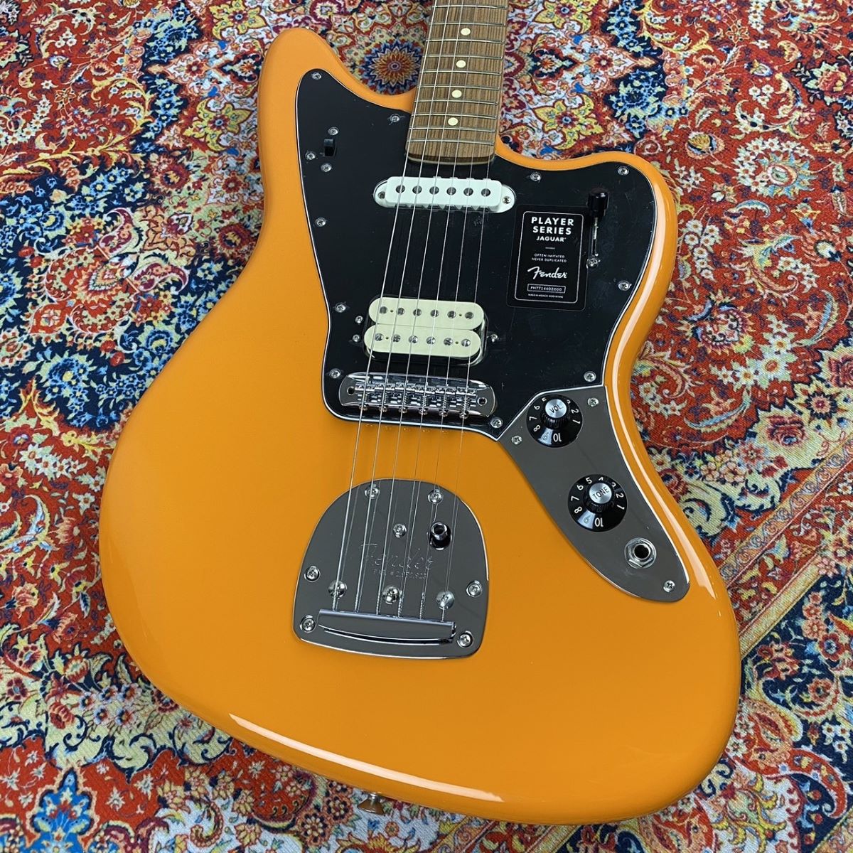 Fender Player Jaguar Pau Ferro Fingerboard - Capri Orange 【現物