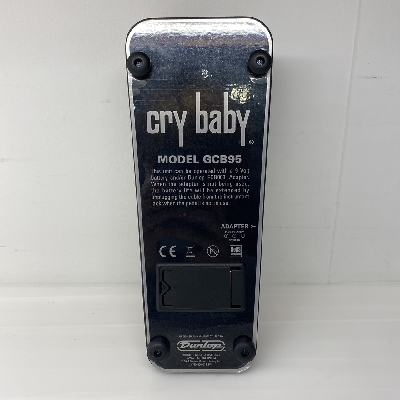 JimDunlop GCB95 Cry Baby クライベイビー ワウペダル エフェクター