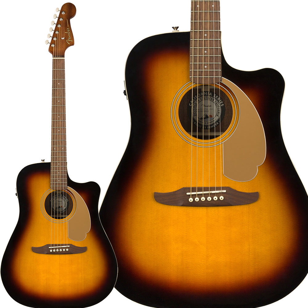 Fender Acoustic Redondo Player Walnut Fingerboard Sunburst (CALIFORNIA  SERIES) フェンダー アコギ エレアコ アコースティックギター (横浜店)｜ギター