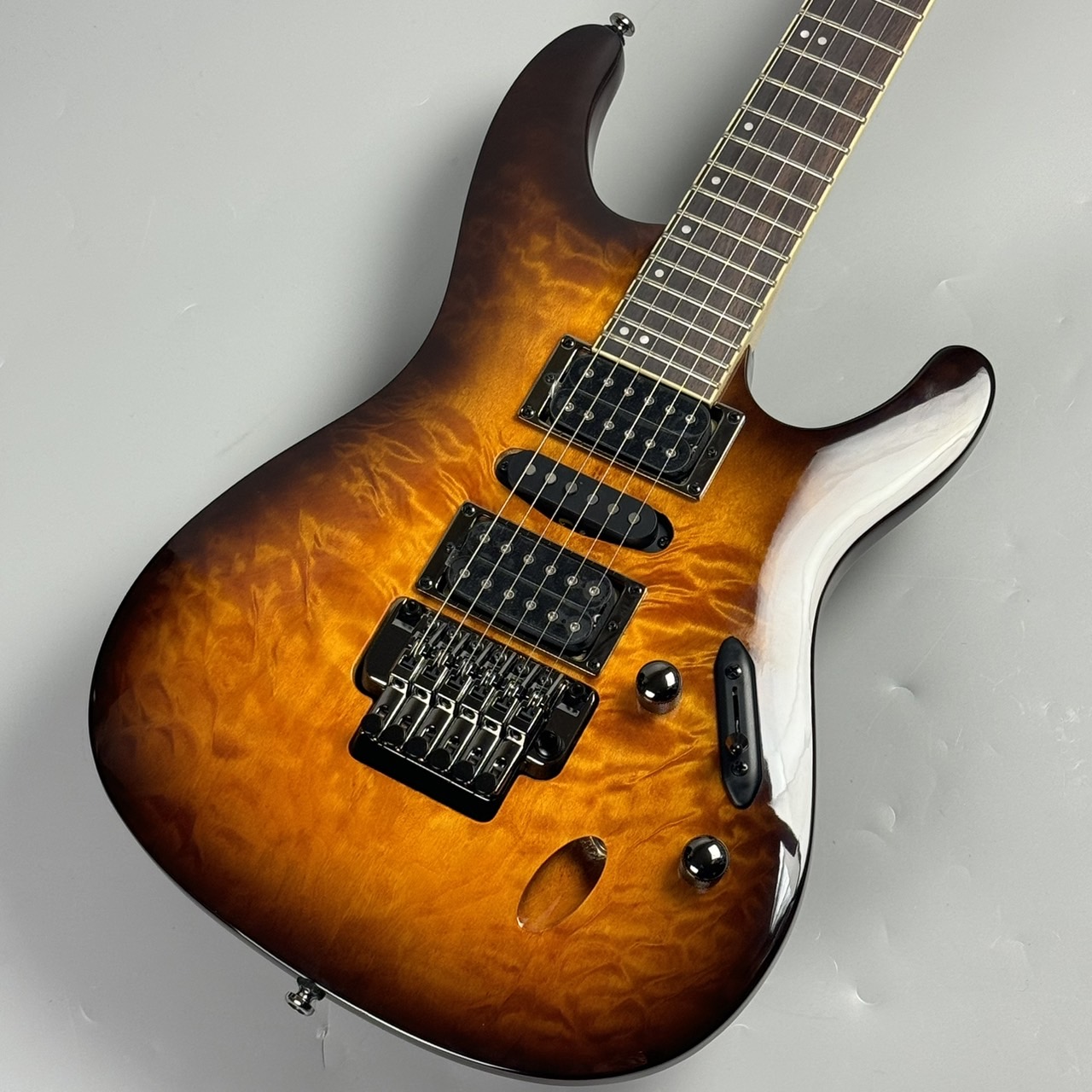 Ibanez アイバニーズ S670QM DEB エレキギター - 楽器/器材