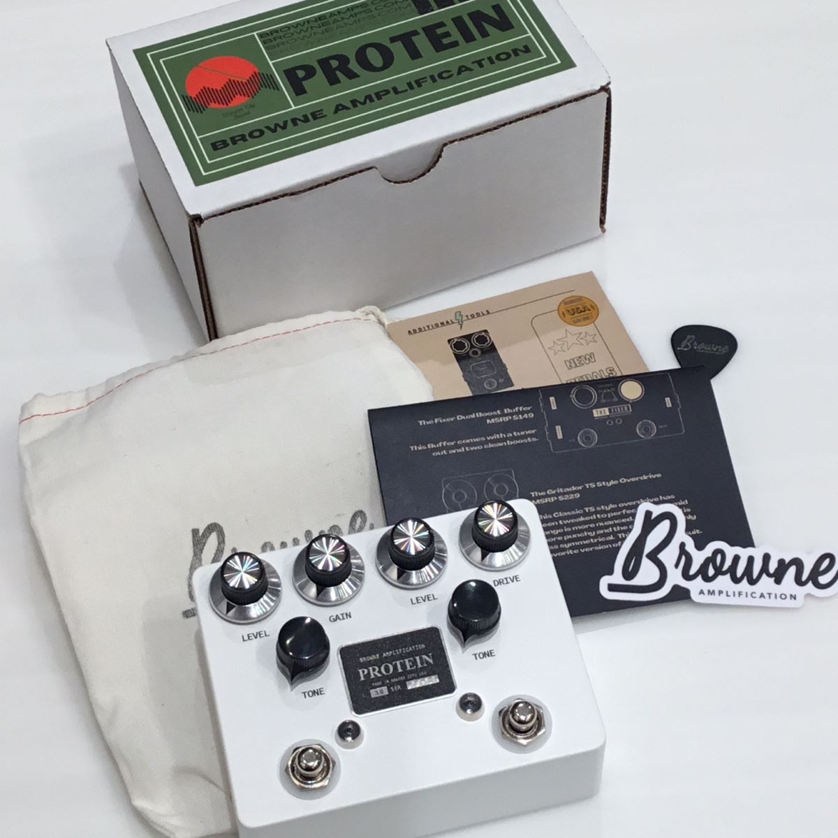 Browne Amplification PROTEIN【デュアルオーバードライブ】 ブラウン ...