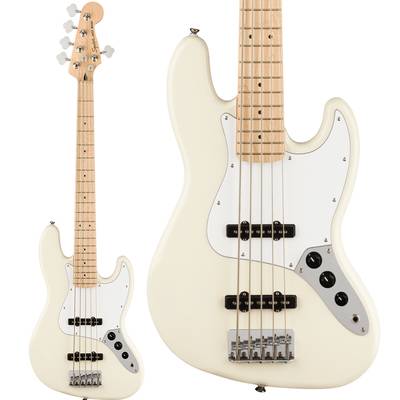 Squier by Fender  Affinity Series Jazz Bass V Maple Fingerboard White Pickguard Olympic White 5弦ベース ジャズベース スクワイヤー / スクワイア 【 名古屋ｍｏｚｏオーパ店 】