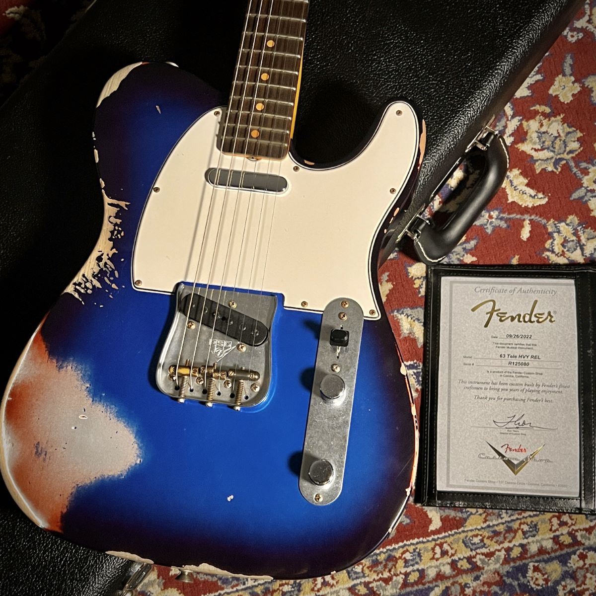 Fender 1963 Telecaster Heavy Relic /Desert Sunset 2022年製【現物
