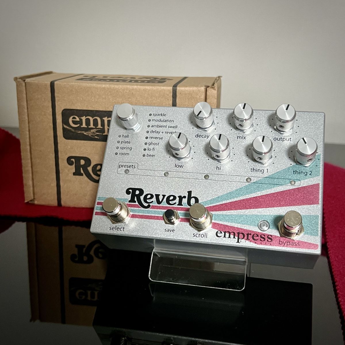 empress effects Reverb High-Quality Stereo Reverb リバーブ 