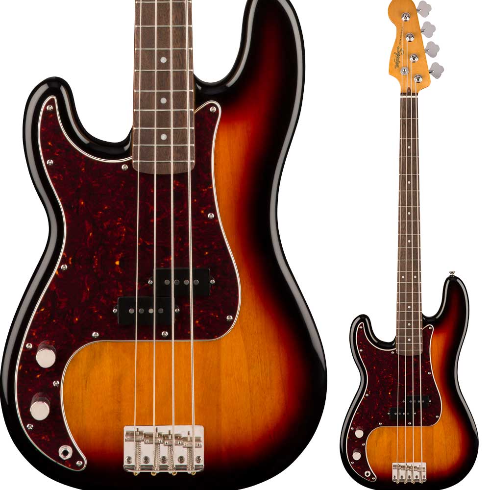 Squier by Fender Classic Vibe '60s Precision Bass Left-Handed Laurel  Fingerboard 3-Color Sunburst エレキベース プレシジョンベース レフトハンド スクワイヤー スクワイア 【  イオンモール堺北花田店 】 島村楽器オンラインストア