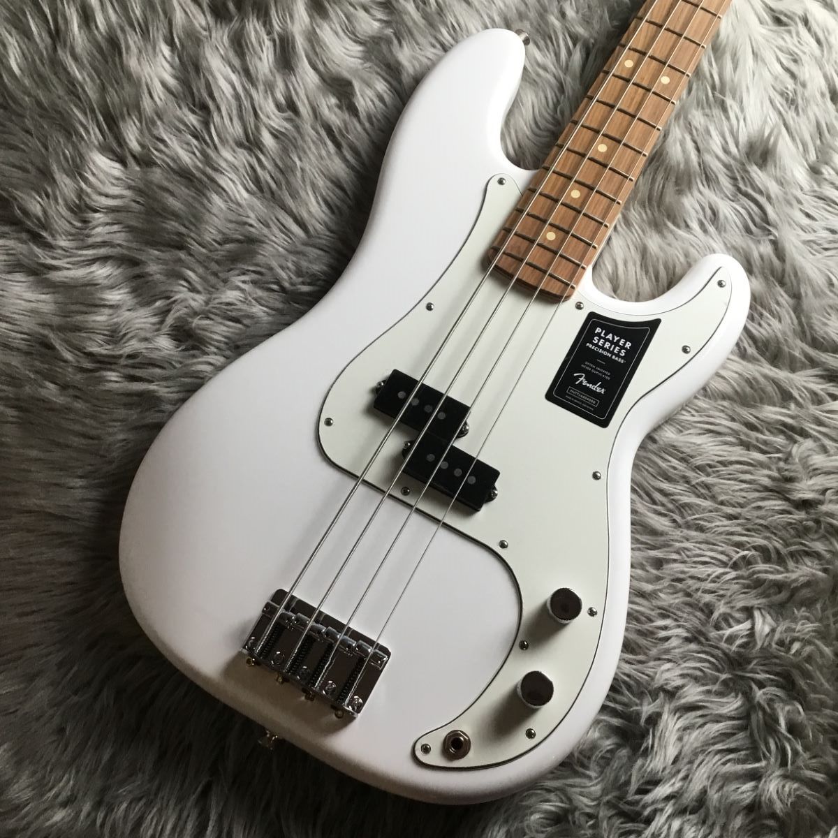 Fender Player Precision Bass, Pau Ferro Fingerboard, Polar White ...