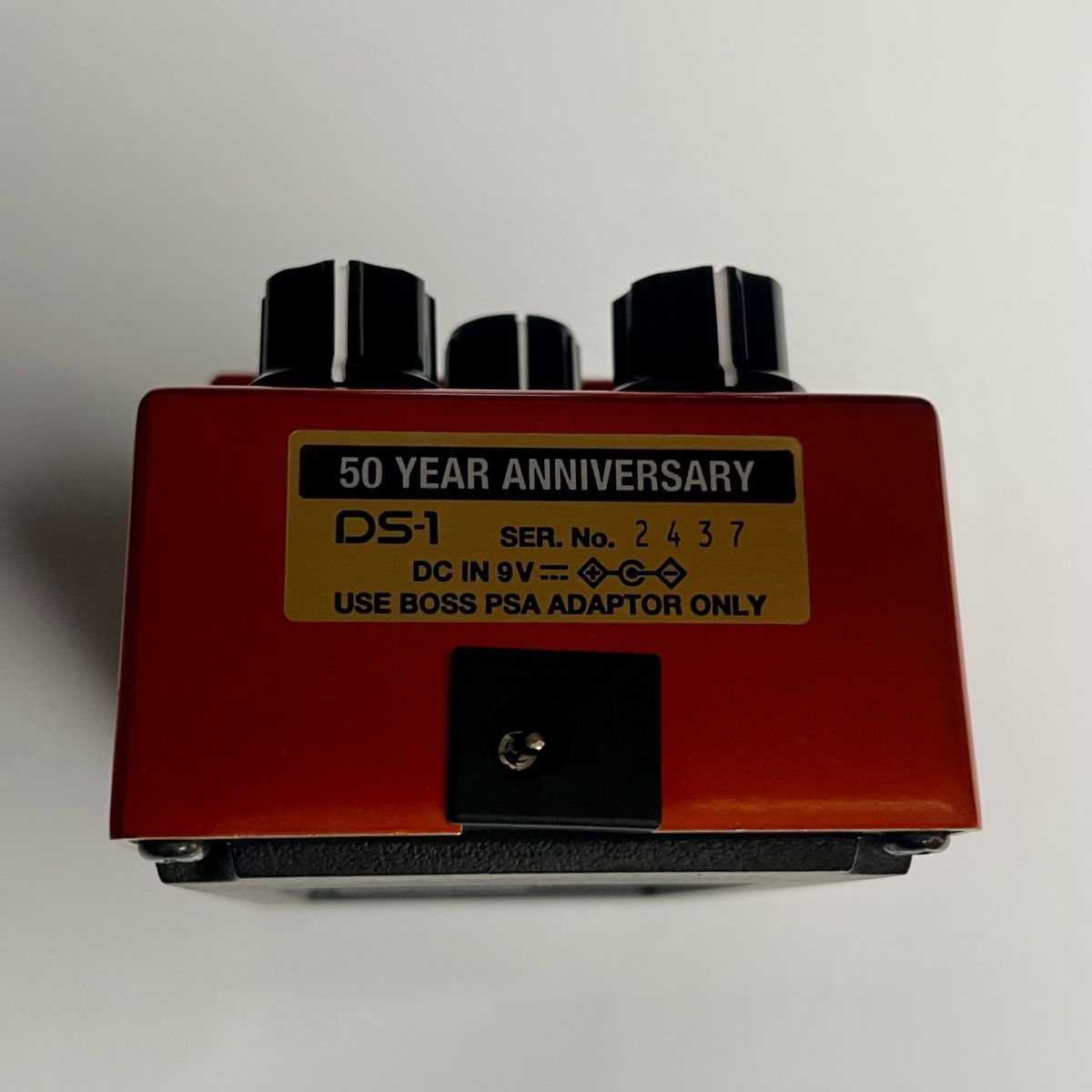 BOSS DS-1-B50A 50th Anniversary Pedals 【メタリック塗装筐体】【銀 