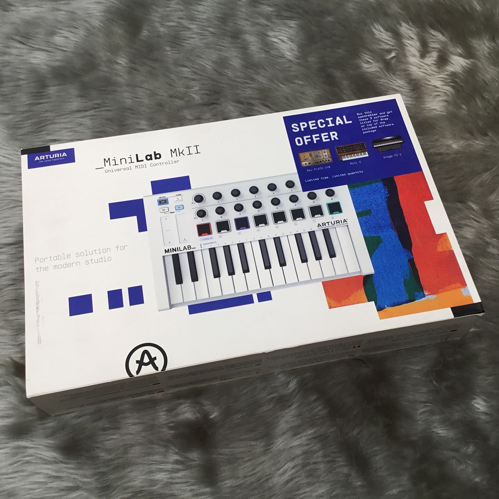 ARTURIA 【1台限り!】MiniLab MKII 25鍵盤 MIDIキーボード コントローラー アートリア 【 セブンパーク天美店 】