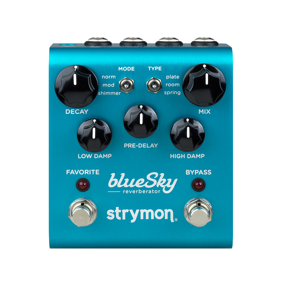 Strymon blueSky v1 ギターエフェクター リバーブ各アルゴリズムに対応するno