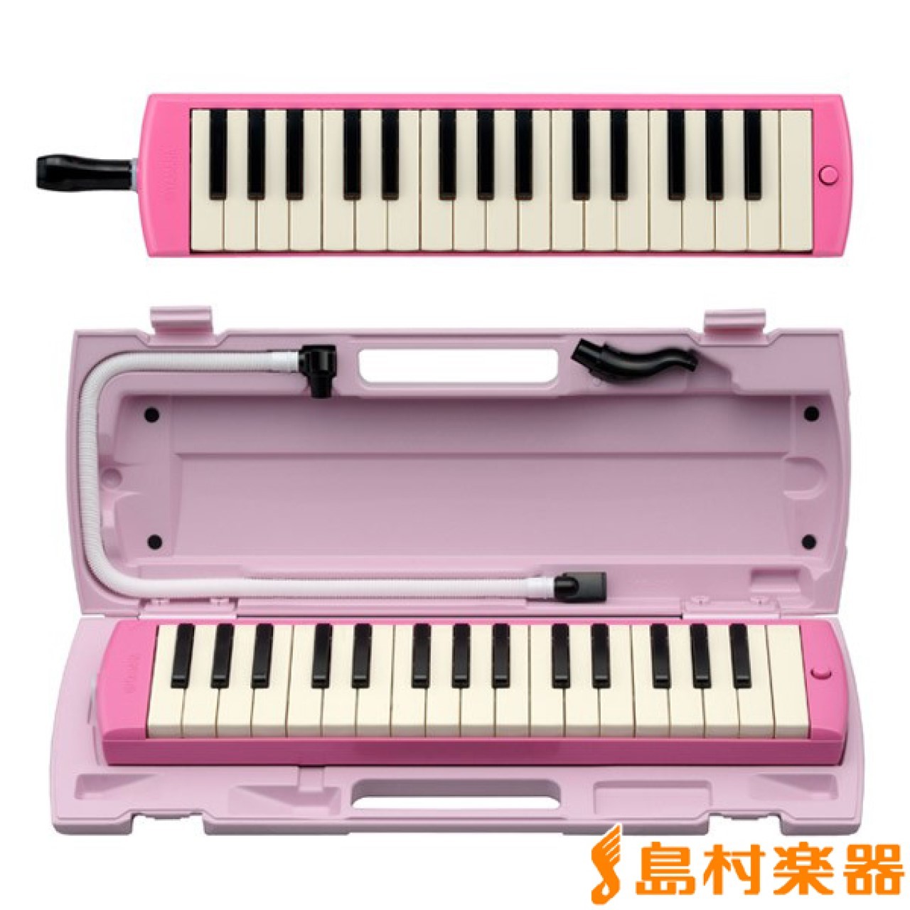 ヤマハ 鍵盤ハーモニカ ピアニカ YAMAHA ピンク - 鍵盤楽器