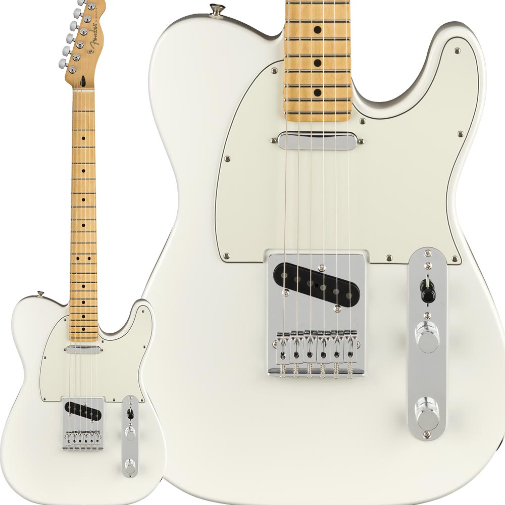 Fender Player Telecaster Maple Fingerboard Polar White エレキギター  テレキャスタープレイヤーシリーズ フェンダー 【 ららぽーと堺店 】