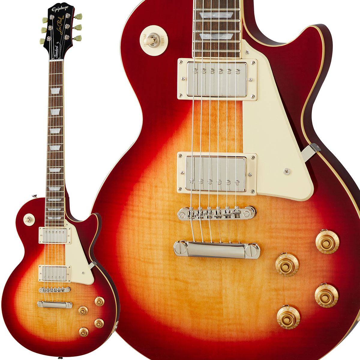 ブルー×レッド Epiphone Les Paul Standard (エピフォン レスポール