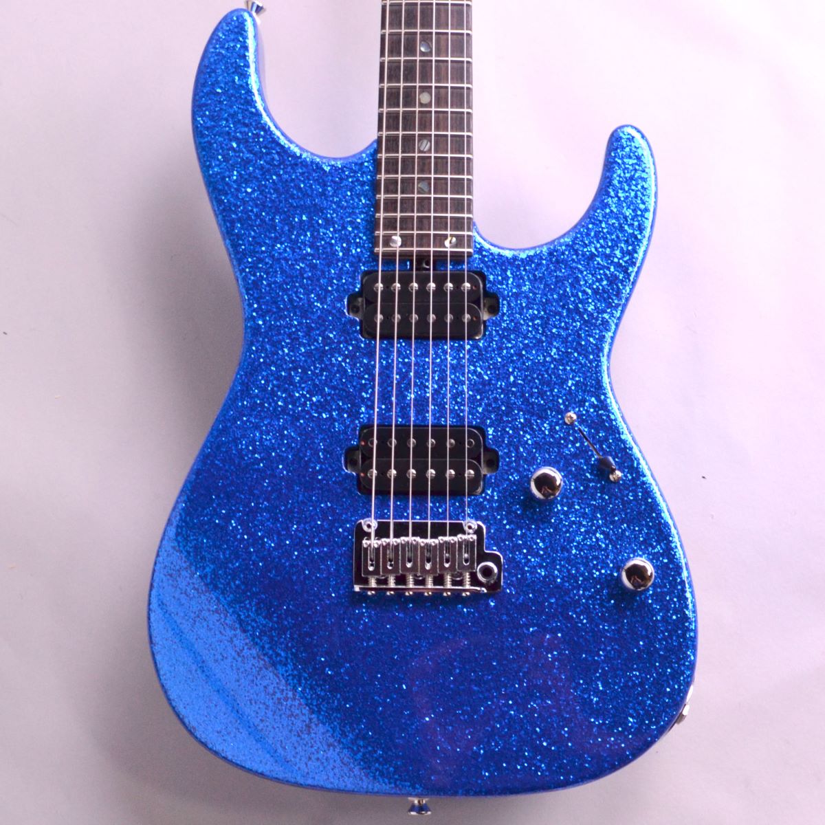 Red house Guitars Seeker S / HH 24F Blue Lame レッドハウスギター ...