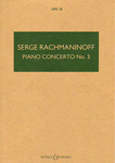 楽譜 SW3044 セルゲイ・ラフマニノフ ピアノ協奏曲 第3番 作品30 ｽｺｱ ／ ショット・ミュージック